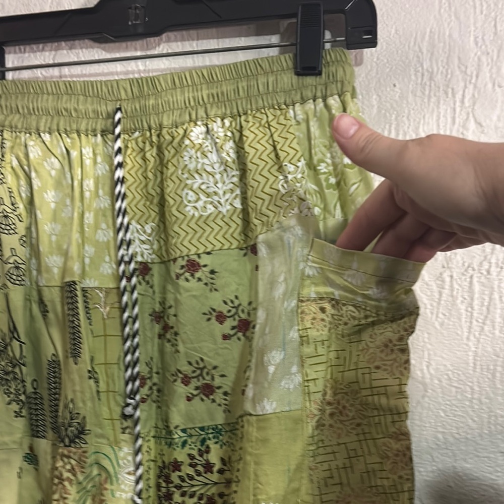 Patchwork Shorts W/Pockets - image 3